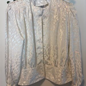 Vintage 80’s Elegant Cream Blouse